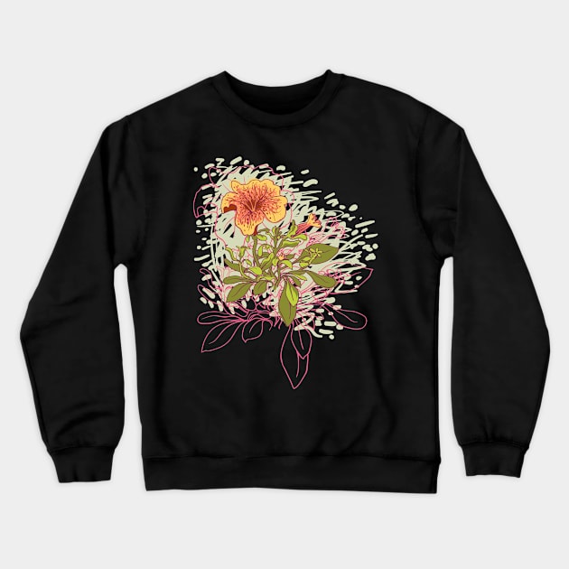 Petunia #2 Crewneck Sweatshirt by Olga Berlet